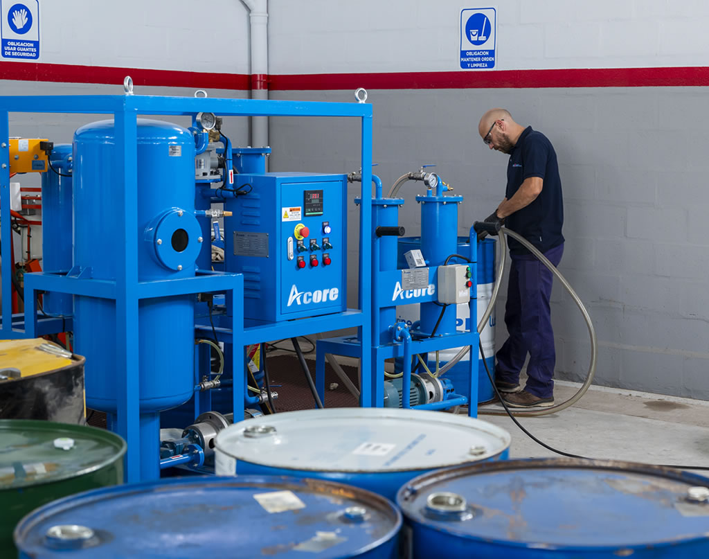 Deshidratación y Filtración de Aceites Industriales